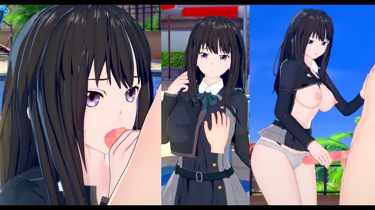 リコリス・リコイル 井ノ上たきな】コイカツ！プレイエロアニメ動画(アニメ3DCGエロゲーム 版権キ - ぬきとも